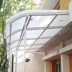 Frosted acrylic panel used as a diffused light cover in a modern interior