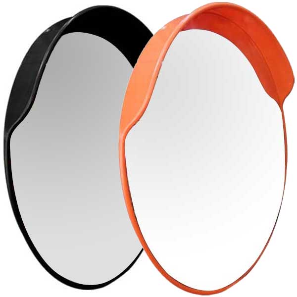 45cm Wide Angle Visible High-Definition Convex Security Round Safety Mirror for Driveway 