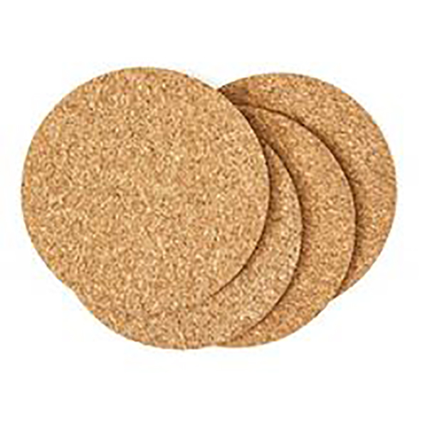 50 Pack Non-Adhesive Cork Sheet Brown For Crafts, Coasters & Home Use