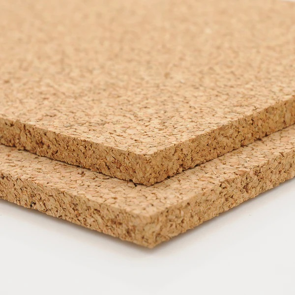 915mm x 610mm Self-Adhesive Cork Sheets Pack of 2 for Home & DIY