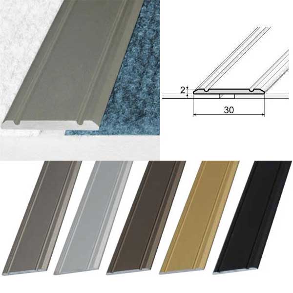 Anodised Aluminium Self Adhesive Flat Door Threshold