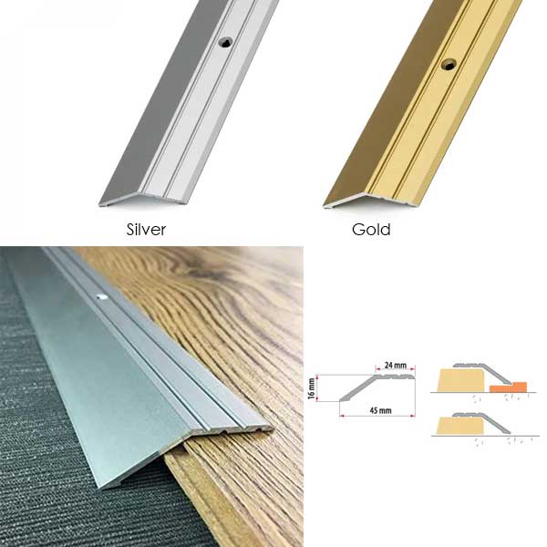 Premium Anodised Aluminium Door Threshold Ramp for Easy Access
