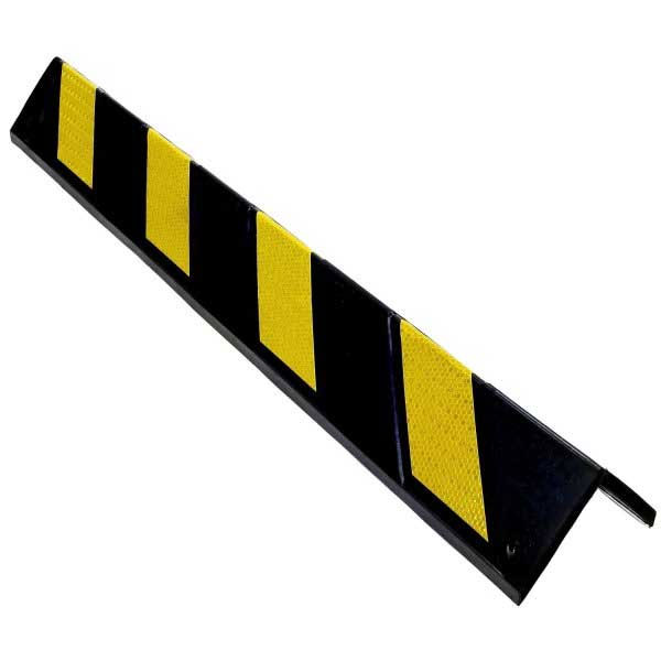 Black and Yellow Rubber Corner Guard for Safer Wall Protection