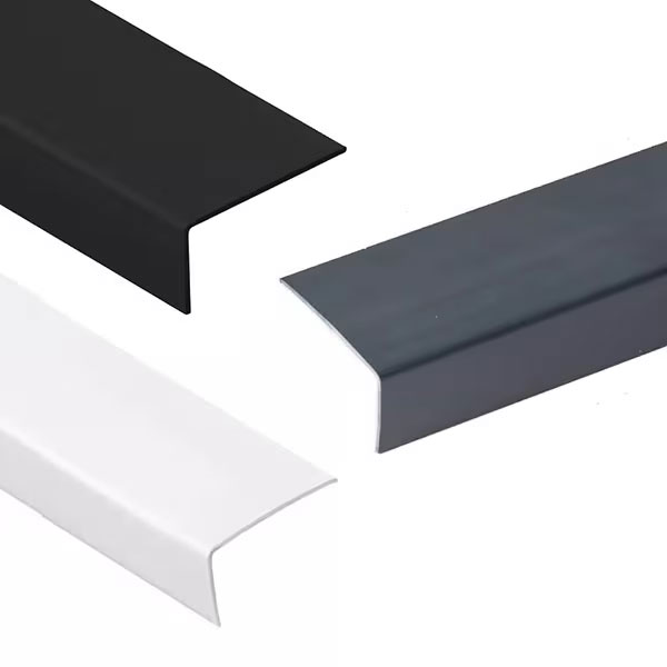 PVC corner angle trim rigid unequal angle edging 1m profile strip