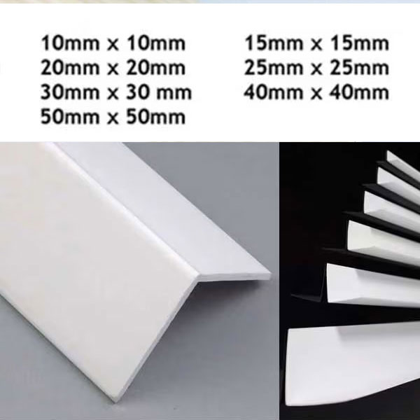 PVC Corner Trim White Plastic 90 Degree Angle Profile Wall Finishing