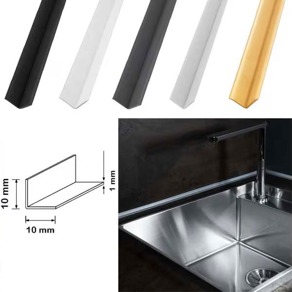 Self Adhesive 5m Flexible PVC Corner Trim for Clean Interior Finishes