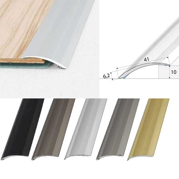 Durable Aluminium Door Threshold Ramp Strip with Self Adhesive Fit