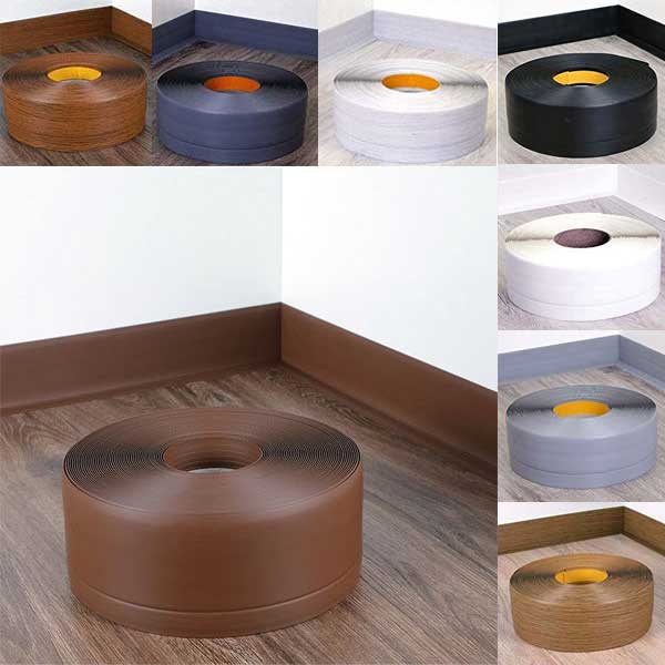 Flexible Self Adhesive PVC Skirting Board for Clean Wall Edges