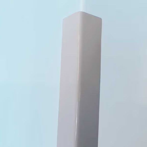 White UPVC Corner Wall Protector Impact Resistant Corner Guard